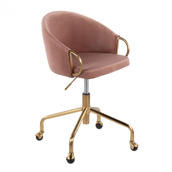 Audwine Velvet Task Chair - Image 9
