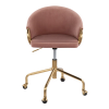Audwine Velvet Task Chair
