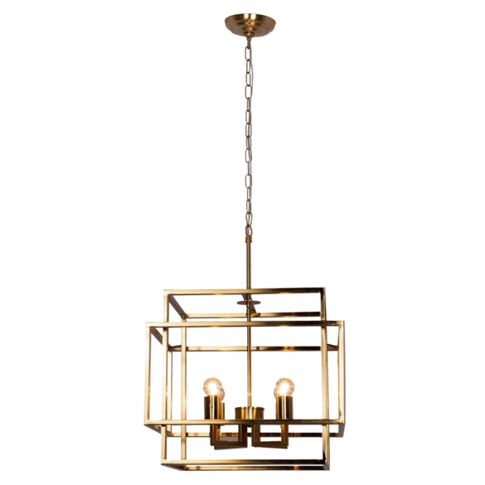 Worton 4 - Light Lantern Square Chandelier(18") - Image 3