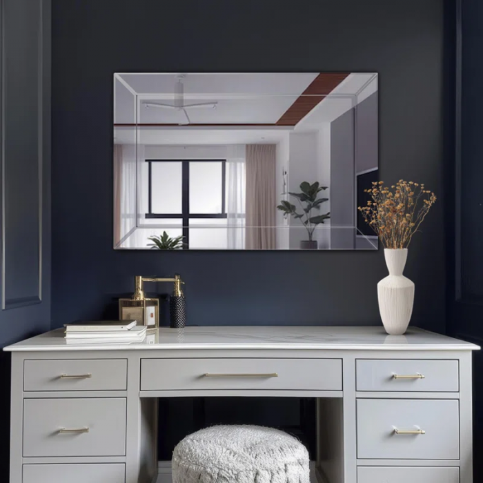Burriss 24" Clear Beveled Edge Frame Accent Mirror - Image 5