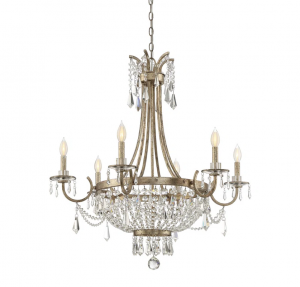 Mabery 6 - Light Dimmable Empire Chandelier