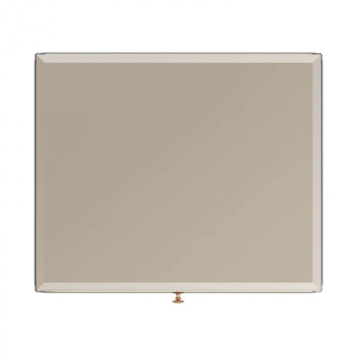Nyasha Mirrored Glass Top End Table with Storage - Image 12