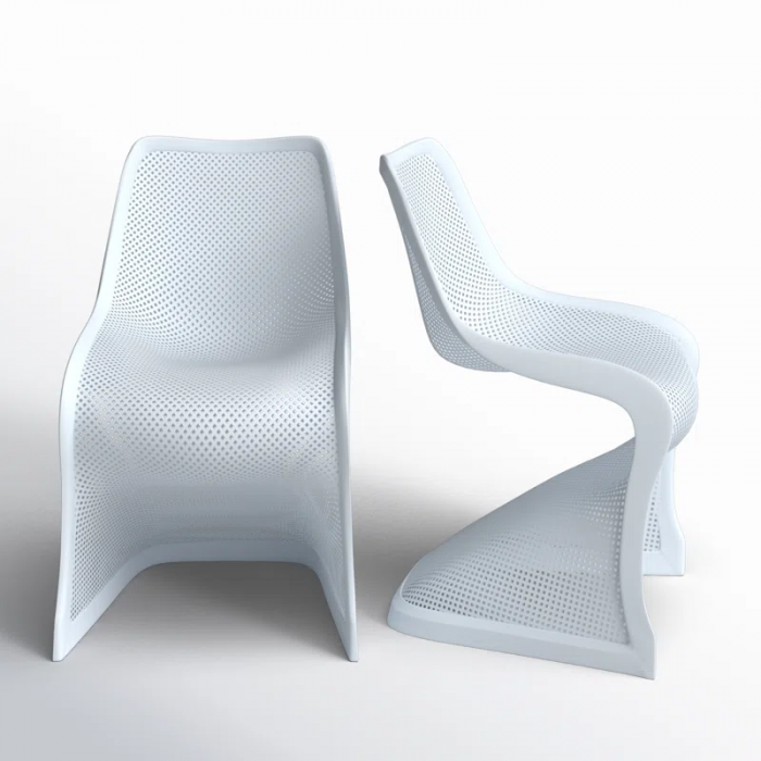 Spector Outdoor Stacking Dining Side Chair - Image 4