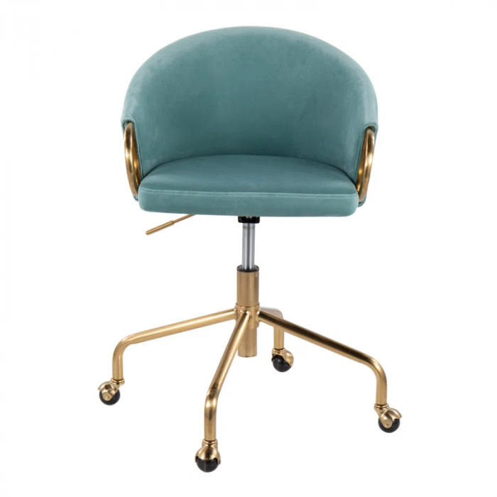 Audwine Velvet Task Chair - Image 5