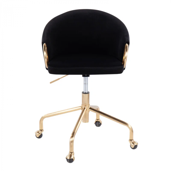 Audwine Velvet Task Chair - Image 2