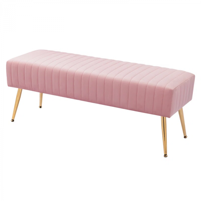 Rodjanae Velvet with Upholstery Bench - Image 3