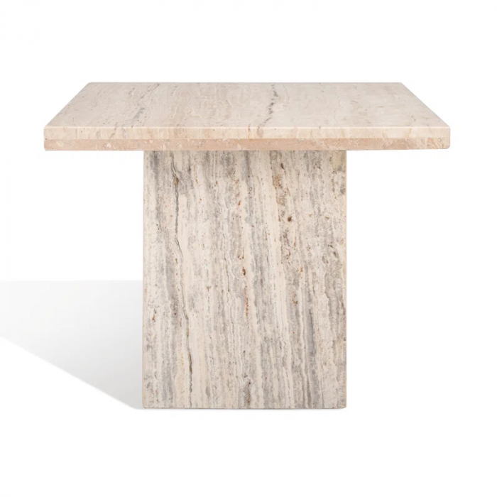 Pristina Tall Square Marble Accent Table - Image 7