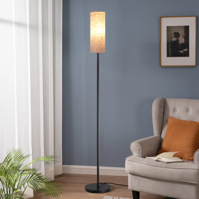 Osblek 65'' Traditional Floor Lamp with Remote Control and Bulb Included
